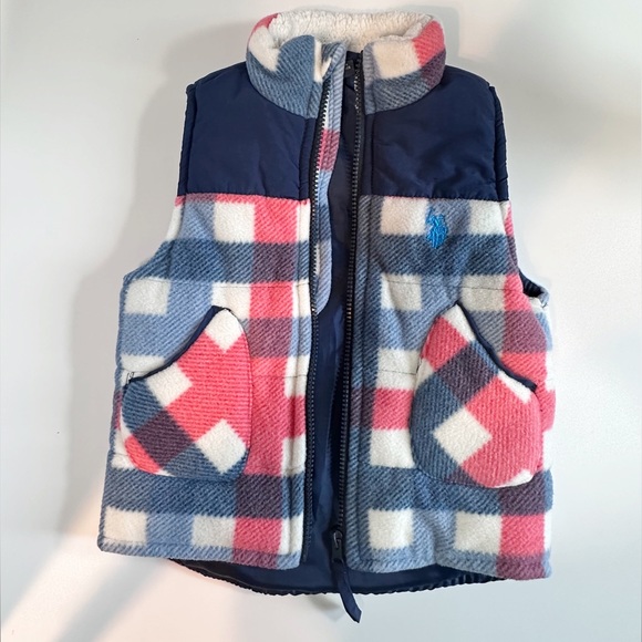 U.S Polo Assn fleece vest kids size 4T - Picture 2 of 9